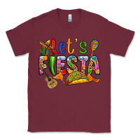 Burgundy Let's fiesta Classic Tee - RanaPortraitStore