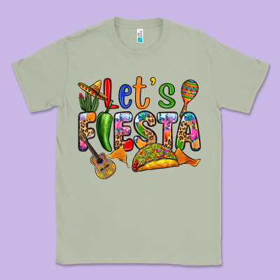 Let's Fiesta Classic Tee Designed By Ranaportraitstore