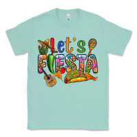 Seafoam Let's fiesta Classic Tee - RanaPortraitStore
