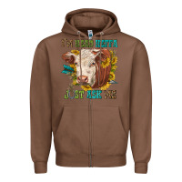 Chestnut im head heffa just ask me Zipper Hoodie - texasbilliewilder