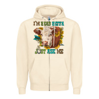 Sandshell im head heffa just ask me Zipper Hoodie - texasbilliewilder