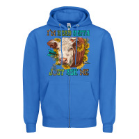 True Royal im head heffa just ask me Zipper Hoodie - texasbilliewilder