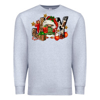 Heather Grey joy gnomes Premium Sweatshirt - FaDigitalArtStudio