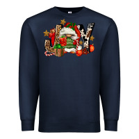 Navy joy gnomes Premium Sweatshirt - FaDigitalArtStudio