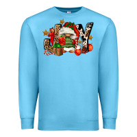 Ocean Blue joy gnomes Premium Sweatshirt - FaDigitalArtStudio