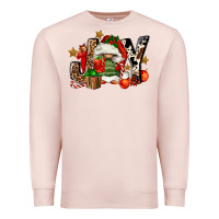 Pale Pink joy gnomes Premium Sweatshirt - FaDigitalArtStudio