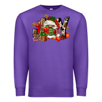 Purple joy gnomes Premium Sweatshirt - FaDigitalArtStudio