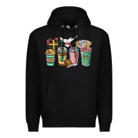 Black faith coffee cups Premium Hoodie - NancyCooperArtShop