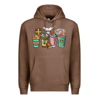 Chestnut faith coffee cups Premium Hoodie - NancyCooperArtShop