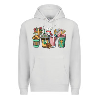 Dove Grey faith coffee cups Premium Hoodie - NancyCooperArtShop