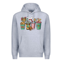 Heather Grey faith coffee cups Premium Hoodie - NancyCooperArtShop