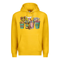 Lemon faith coffee cups Premium Hoodie - NancyCooperArtShop