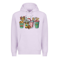 Lilac faith coffee cups Premium Hoodie - NancyCooperArtShop