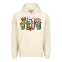 Sandshell faith coffee cups Premium Hoodie - NancyCooperArtShop