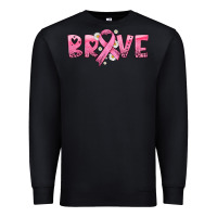 Black brave with ribbon Premium Sweatshirt - HRA Design Shop