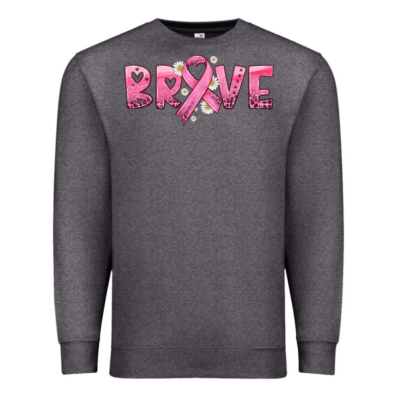 Brave With Ribbon Premium Sweatshirt by HRA Design Shop | Teevron