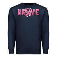 Navy brave with ribbon Premium Sweatshirt - HRA Design Shop