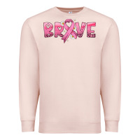 Pale Pink brave with ribbon Premium Sweatshirt - HRA Design Shop