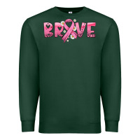 Sports Green brave with ribbon Premium Sweatshirt - HRA Design Shop