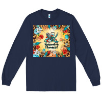 Navy respiratory therapist Long Sleeve Tee - BarkalooDesign