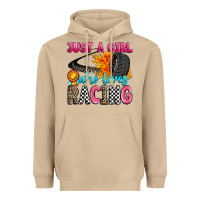 Mushroom just a girl who loves racing Heavyweight Hoodie - Zillion Design Studio