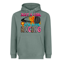 Sage just a girl who loves racing Heavyweight Hoodie - Zillion Design Studio