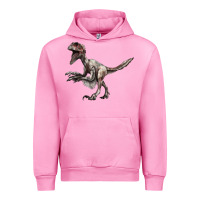 Fuchsia Pink Deinonychus Urban Hoodie - LillyAllenDesigns