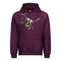 Mauve Wine Deinonychus Urban Hoodie - LillyAllenDesigns