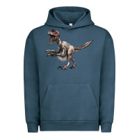 Pigment Midnight Navy Deinonychus Urban Hoodie - LillyAllenDesigns