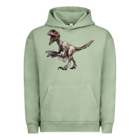 Pigment Oil Green Deinonychus Urban Hoodie - LillyAllenDesigns