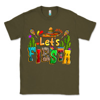 Army Green Let's fiesta Classic Tee - RanaPortraitStore