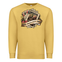 Antique Gold look pretty play dirty Premium Sweatshirt - SublimationCraftShop