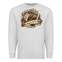 Dove Grey look pretty play dirty Premium Sweatshirt - SublimationCraftShop