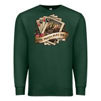 Sports Green look pretty play dirty Premium Sweatshirt - SublimationCraftShop