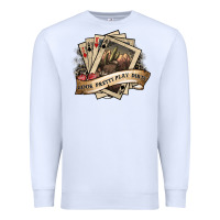 White look pretty play dirty Premium Sweatshirt - SublimationCraftShop