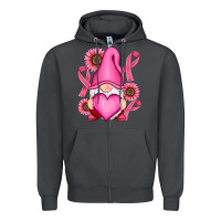 Smoke Breast Cancer gnomes Zipper Hoodie - RanaPortraitStore