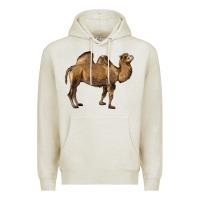 Oatmeal Heather Camel Premium Hoodie - LillyAllenDesigns