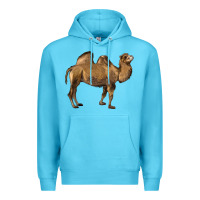 Ocean Blue Camel Premium Hoodie - LillyAllenDesigns
