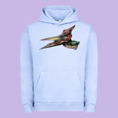 Pteranodon Face Urban Hoodie Designed By Lillyallendesigns