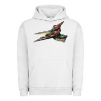 Pigment Lunar Rock Pteranodon Face Urban Hoodie - LillyAllenDesigns