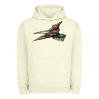 Pigment Pistachio Pteranodon Face Urban Hoodie - LillyAllenDesigns