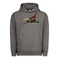 Pigment Tornado Pteranodon Face Urban Hoodie - LillyAllenDesigns