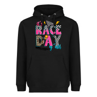 Black it's race day y'all Heavyweight Hoodie - Zillion Design Studio