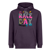 Plum it's race day y'all Heavyweight Hoodie - Zillion Design Studio