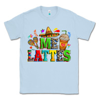 Dusty Blue Me lattes Classic Tee - RanaPortraitStore