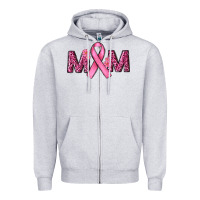 Breast Cancer Awareness Mom Zipper Hoodie | Teevron