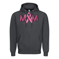 Smoke Breast Cancer Awareness Mom Zipper Hoodie - RanaPortraitStore