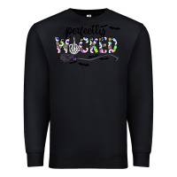 Black Perfectly Wicked Premium Sweatshirt - CowhideDigitalArt
