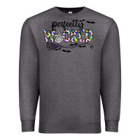 Charcoal Heather Perfectly Wicked Premium Sweatshirt - CowhideDigitalArt