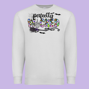 Perfectly Wicked Premium Sweatshirt Designed By Cowhidedigitalart